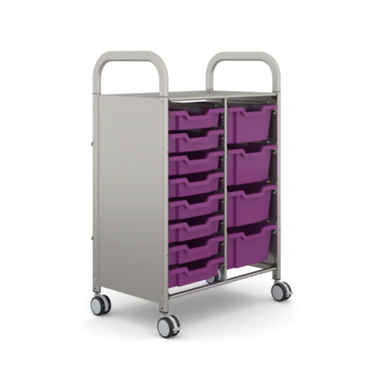 Gratnells Callero Plus Aufbewahrungswagen - Plum Purple (05)