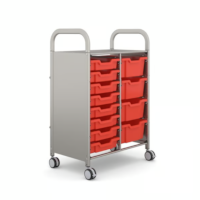 Gratnells Callero Plus Aufbewahrungswagen - Flame Red (09)