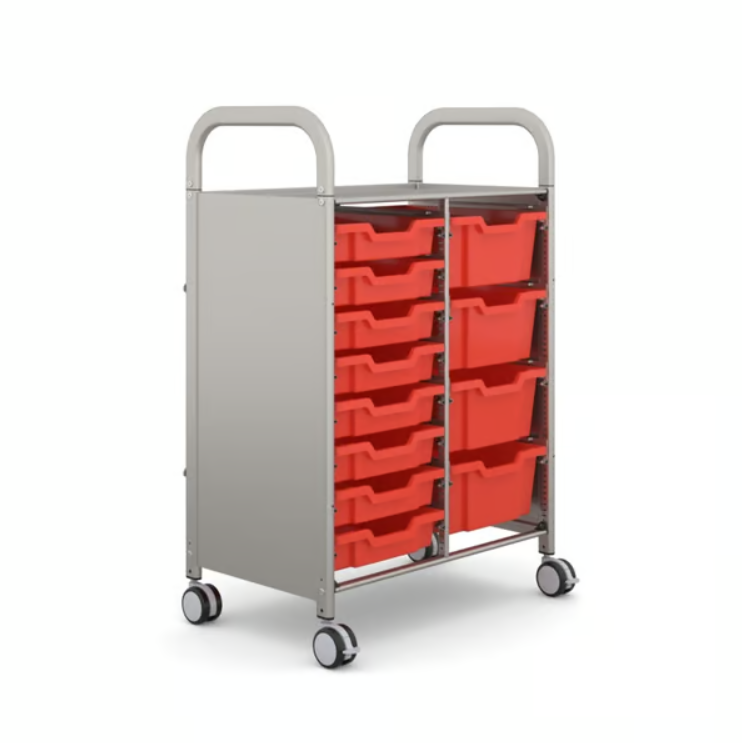 Gratnells Callero Plus Aufbewahrungswagen - Flame Red (09)