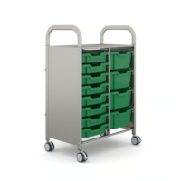 Gratnells Callero Plus Aufbewahrungswagen - Grass Green (10)