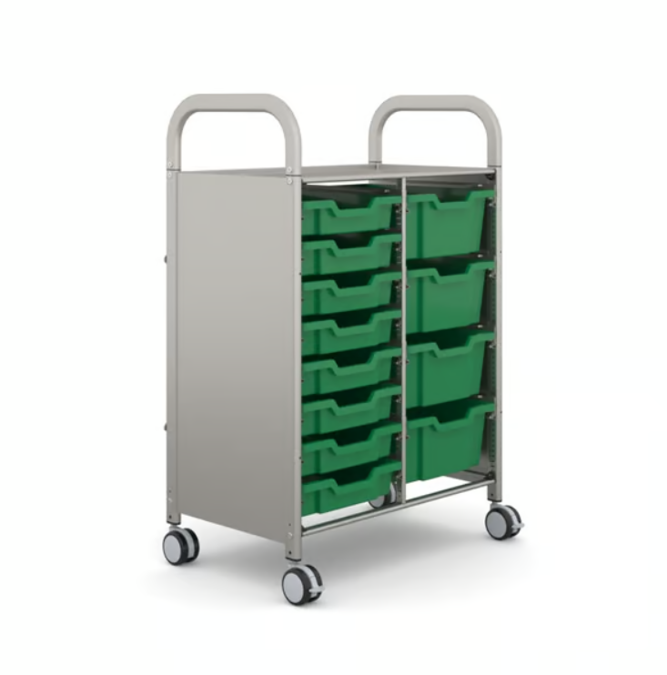 Gratnells Callero Plus Aufbewahrungswagen - Grass Green (10)