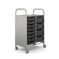 Gratnells Callero Plus Aufbewahrungswagen - Charcoal Grey (15)