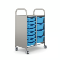 Gratnells Callero Plus Aufbewahrungswagen - Cyan Blue (26)