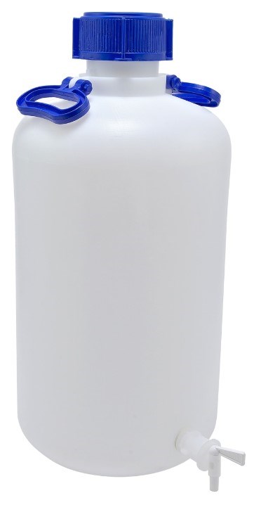 Lagerflasche HDPE 10 Liter - ökonomische Variante