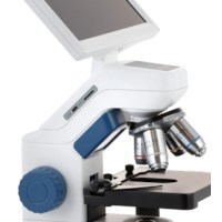 AmScope Full HD Digitalmikroskop mit 4X/10X/40X/100X-Objektiven und integriertem Kreuztisch