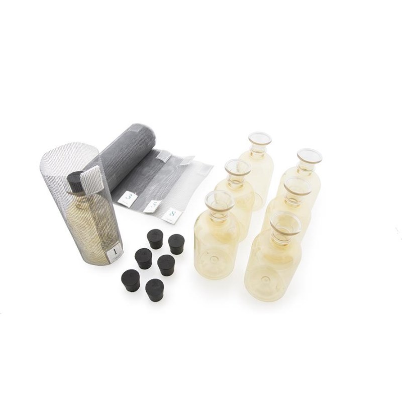 Flessenset | 7 stuks | Inclusief markeerschermen