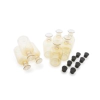 Plastic flessen met dopjes (WQ-BOT)