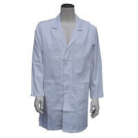 Laboratoriumjas 100% katoen wit maat XL