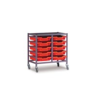 Gratnells Rolwagen 2025  725 x 710 x 420 mm Silver