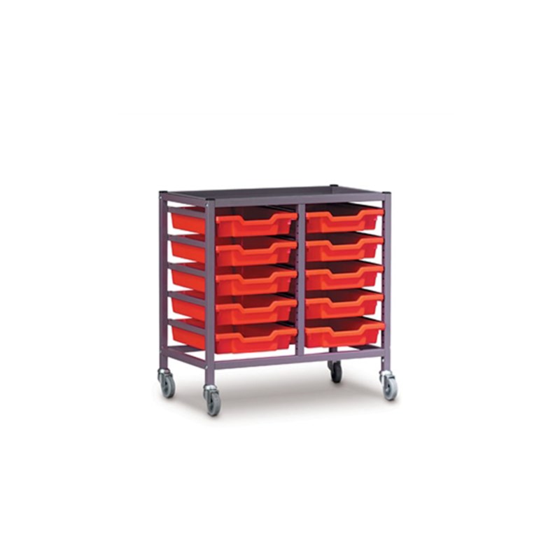 Gratnells Rolwagen 2025  725 x 710 x 420 mm Silver