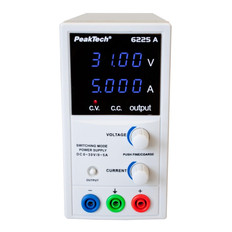 Practicumvoeding 0 - 30 V/0 - 5 A DC