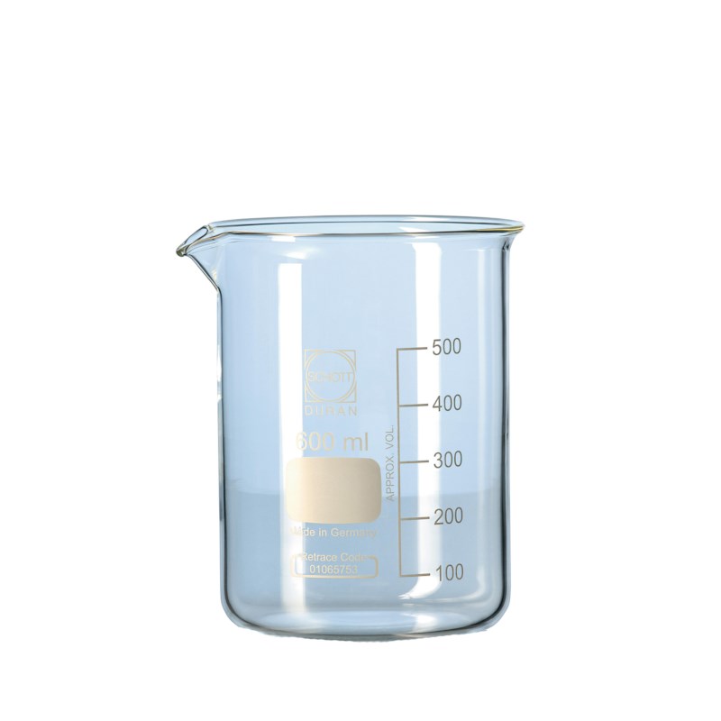 Bekerglas | Duran | Laag model | 800 ml | 10 stuks
