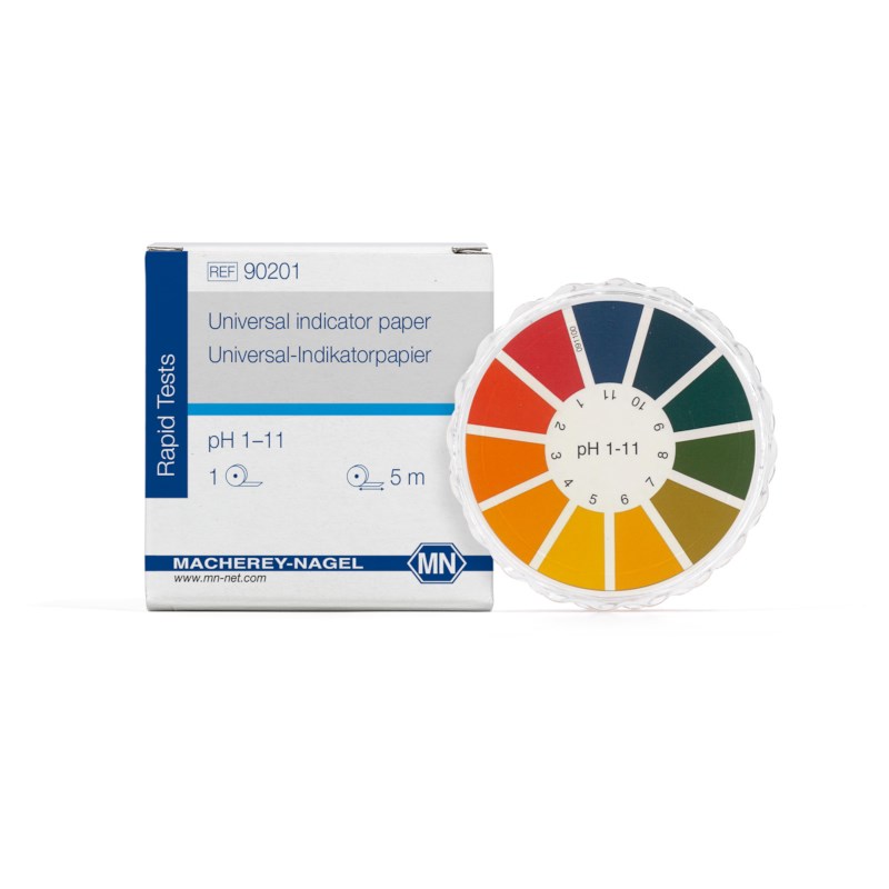 Indicatorpapier op rol pH 1-11