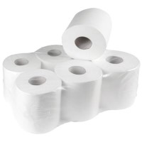 Poetsdoek rollen voor dispenser 6 stuks