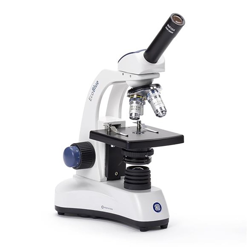 Ecoblue monoculaire mic. 4X/10X/40X obj.
