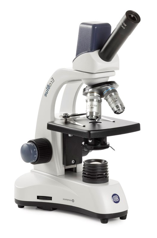 Ecoblue monoc.digitale mic. 4X/10X/40X/100X obj. 