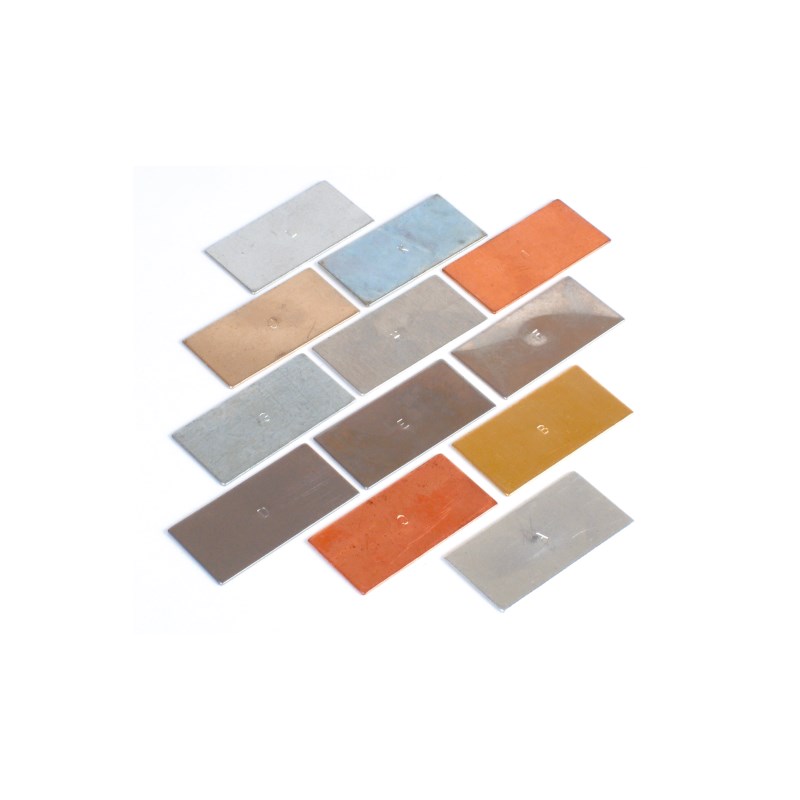  Diverse metalenplaatjes Set 12 stuks