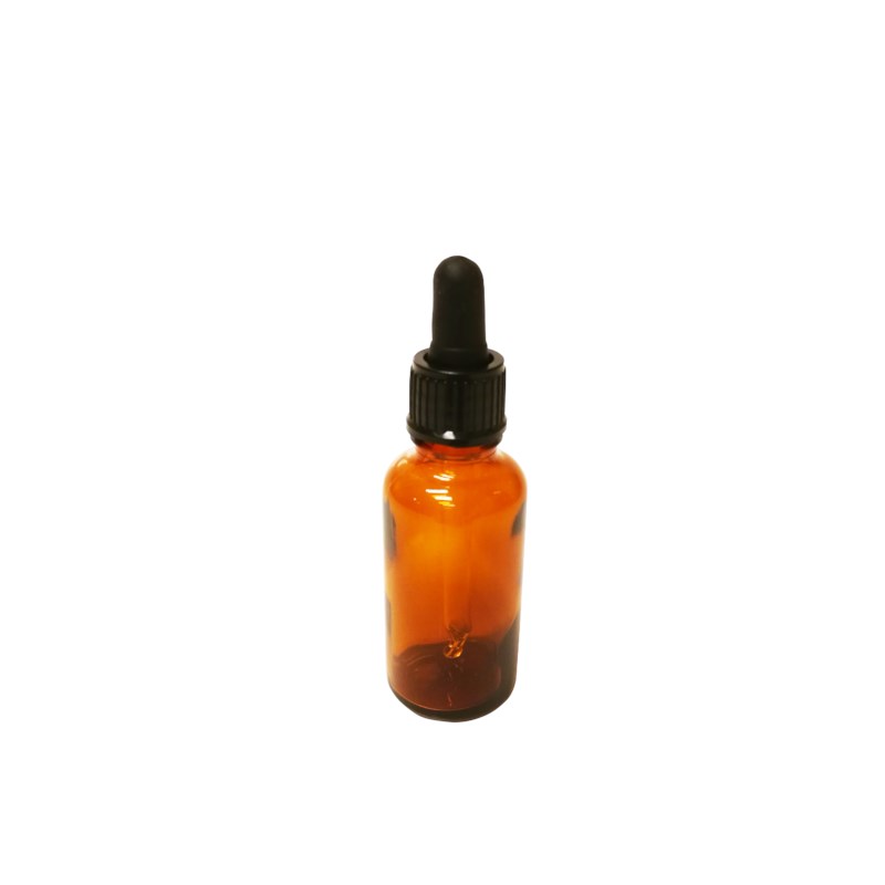  Druppelpipetflesje 30 ml bruin glas