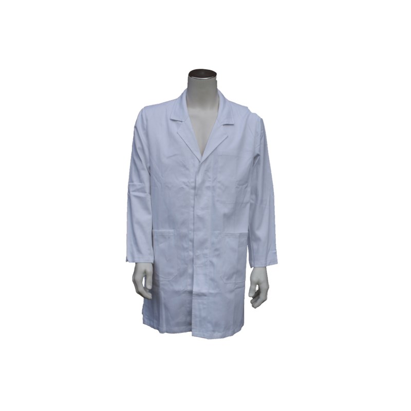 Laboratoriumjas 100% katoen wit maat 140