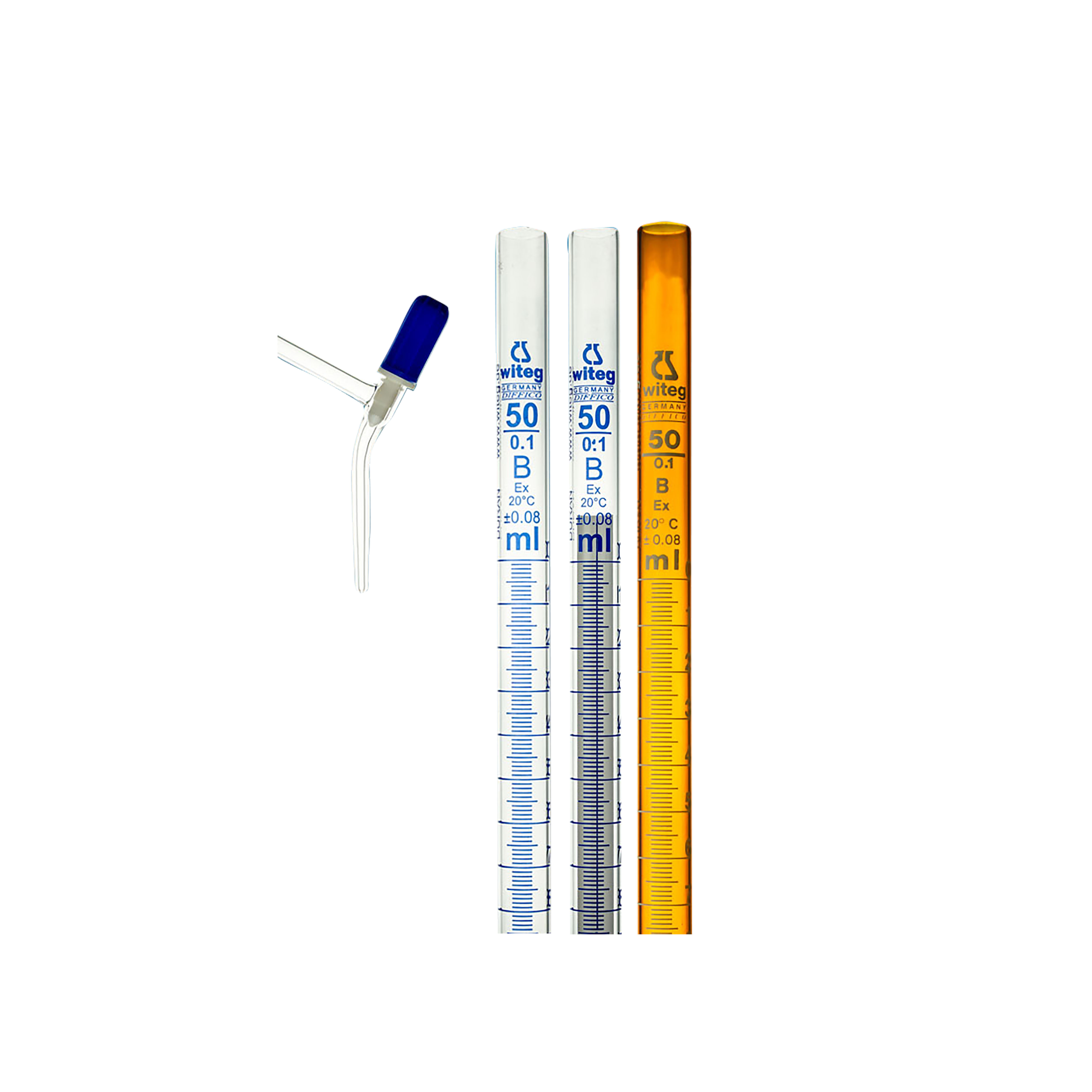 stonylab Drip Bottle, Borosilicate Glass Buret Dropper Bottle