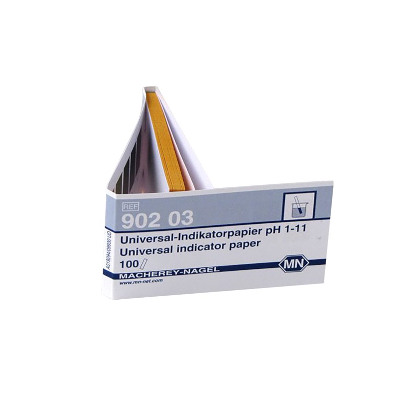 Universeel Ind. papier pH 1-11 boekje 100 vel