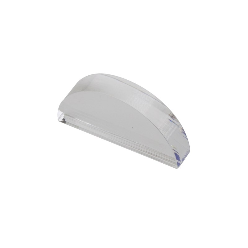 Plexiglas lens, halve cilinder
