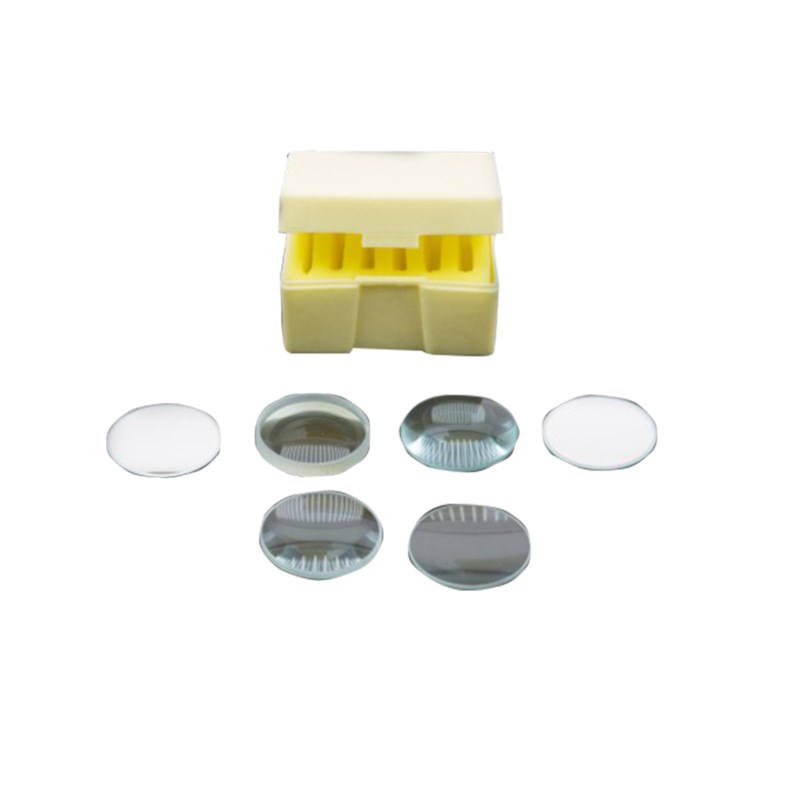 Set van 4 lenzen en 2 spiegels