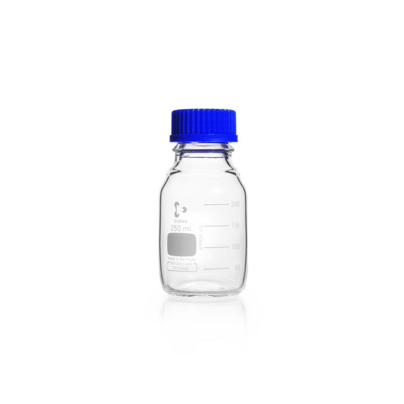 Duran 250 ml fles met GL45 schroefdop