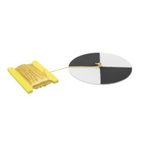 Secchischijf met zwart- wit vlak Ø 250 mm