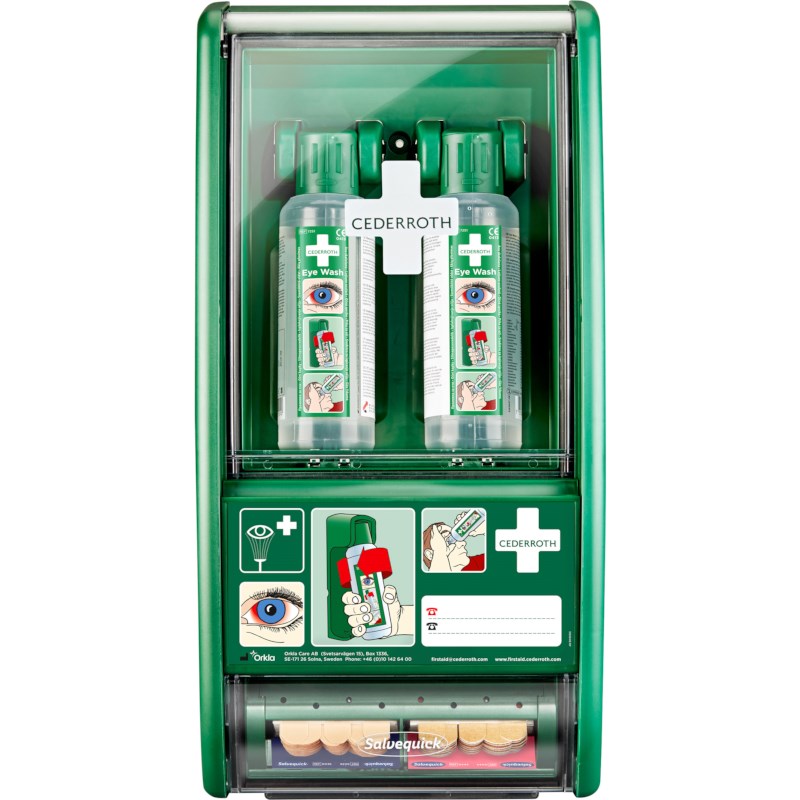 Oogspoel & pleisterautomaat Cederroth