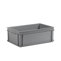 Transportbak grijs 40 ltr