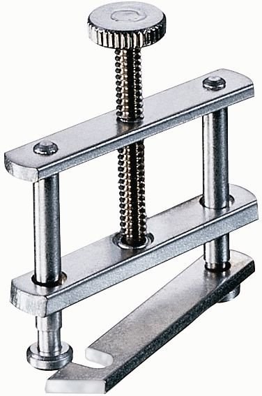 Hofmann-klem 25 x 27 mm Messing vernikkeld
