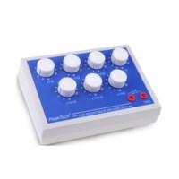 Weerstand LAB decade box met potmeter  ~ 1 Ω ... 11,111 MΩ