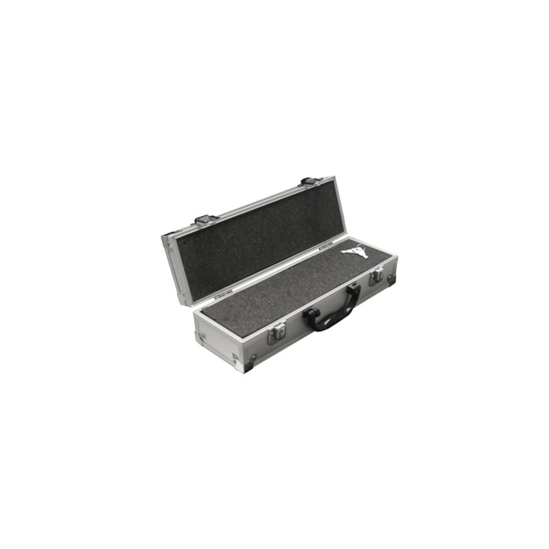 Aluminium koffer met custom foam - 298 x 70 x 90 mm