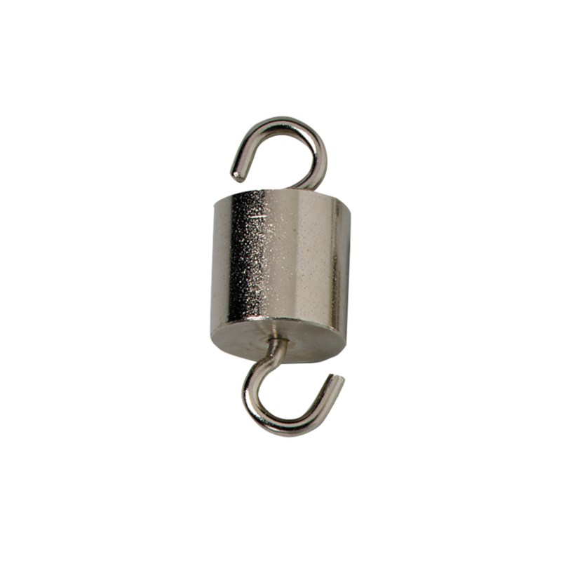 Cilindermassa 50 g met 2 haken (smal model) 10 stuks