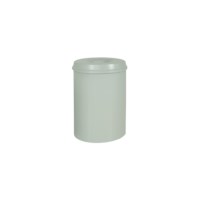 Afvalbak 30 liter metaal - vlamdovend - grijs