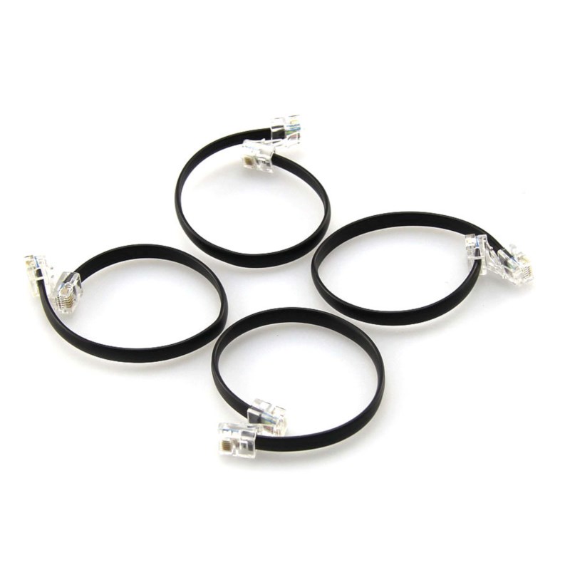 6P6C RJ25 kabel-20cm (4-set)
