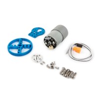 37 mm DC motor Robot set blauw  