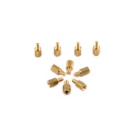 Brass Stud M4x8mm+6 (10-set)