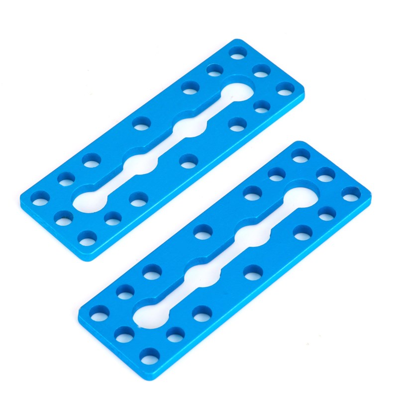 Chassisplaat 0324-072 blauw (paar）