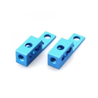 Bevestigingsbeugel P1  blauw   (paar)