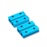 Slide Aluminium profiel 0824-032  blauw  (paar)