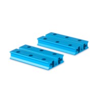 Slide Aluminium profiel 0824-048  blauw  (paar)