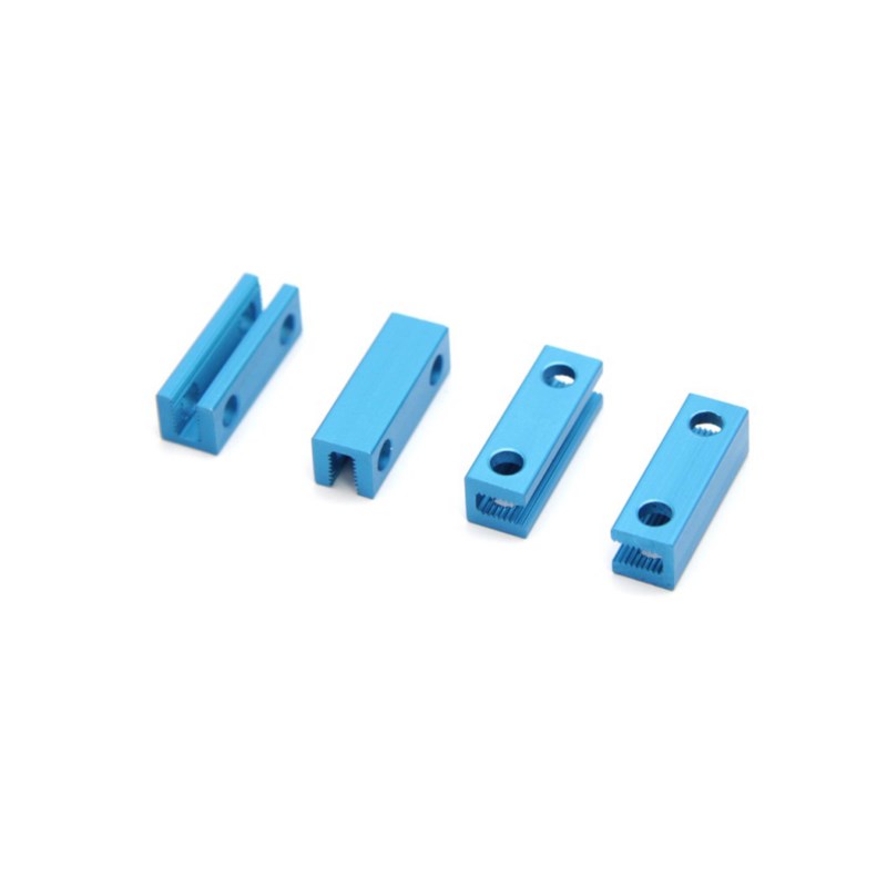 Aluminium profiel 0808-024  blauw   (4-set)