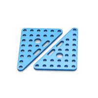 Triangle chassisplaat 6*8 (paar)