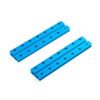 Slide Aluminium profiel 0824-112  blauw  (paar)