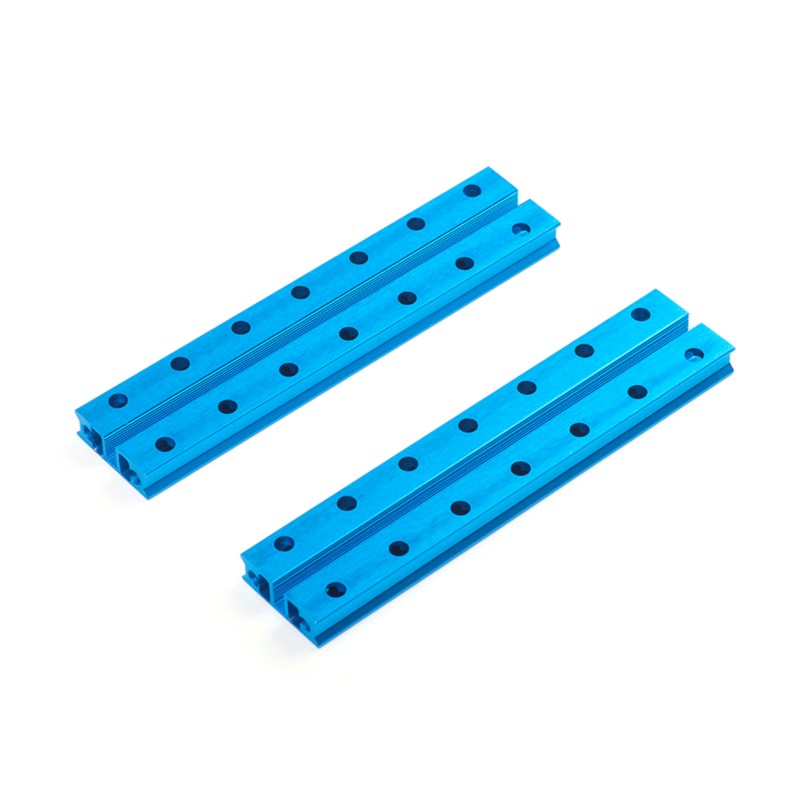 Slide Aluminium profiel 0824-112  blauw  (paar)