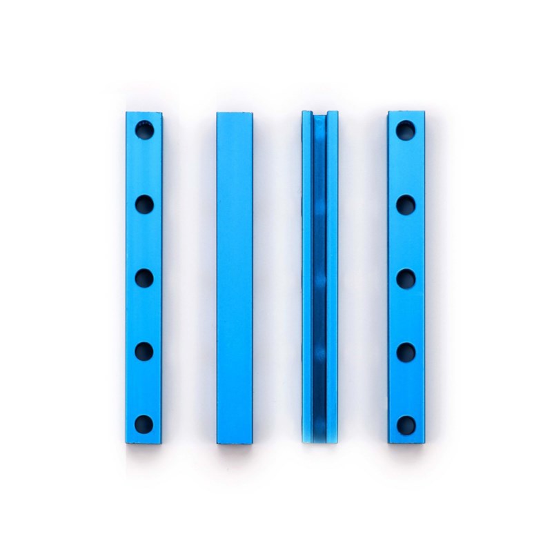 Aluminium profiel 0808-072  blauw  (4-set)