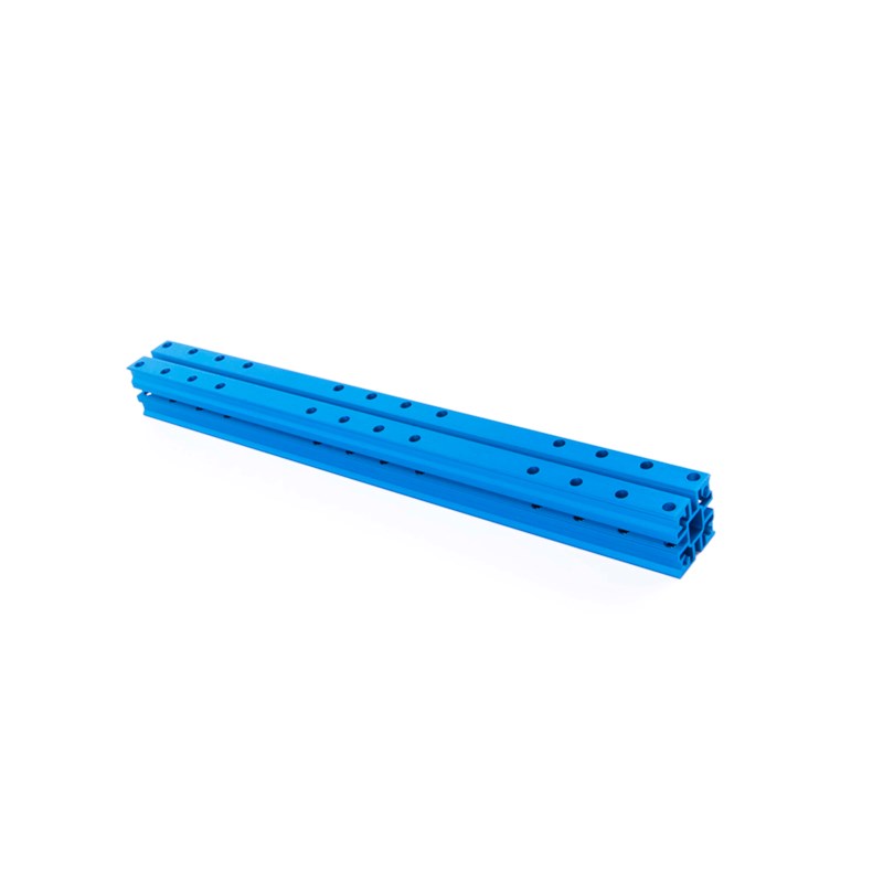 Slide  Aluminium profiel 2424-248  blauw   (Single set)