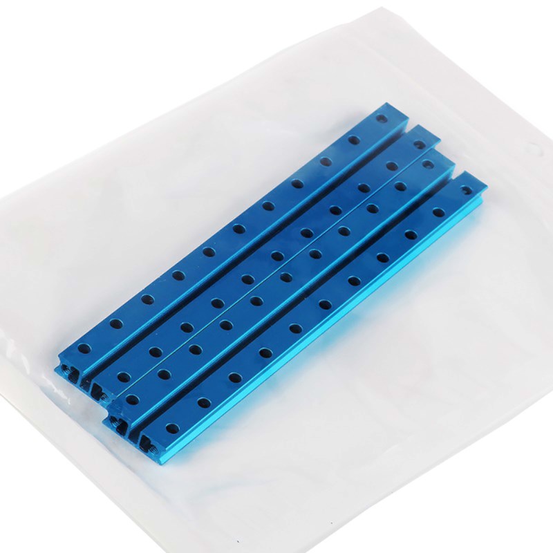 Slide Aluminium profiel 0824-176  blauw  （paar）